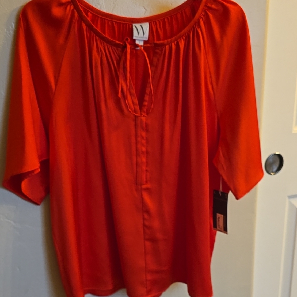 Vibrant Orange Women's Top by